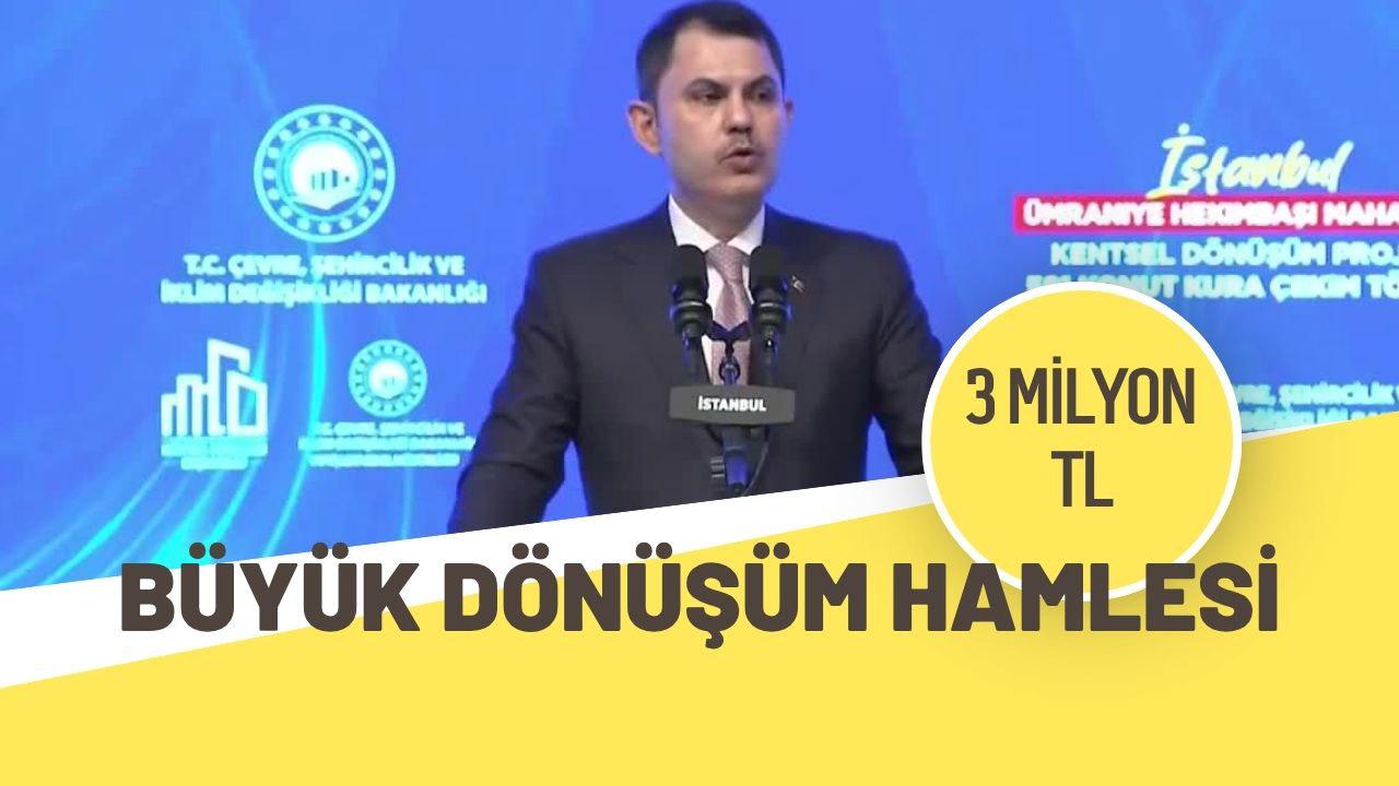 İstanbul için dönüşüm kredisi desteği: 180 ay vade, 0,69 oranla 3 milyon TL kredi desteği başladı