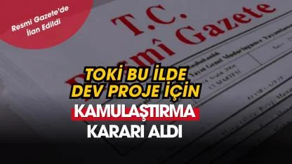 Merakla beklenen Giresun TOKİ projesi için kamulaştırma başlatıldı