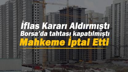 Yeşil GYO için kritik iflas kararı! Mahkeme konkordato talebini reddetti