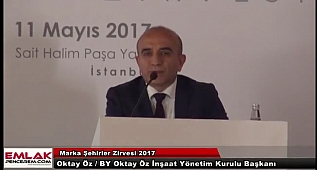 Oktay Öz, Marka Şehirler Zirvesi 2017 konuşması